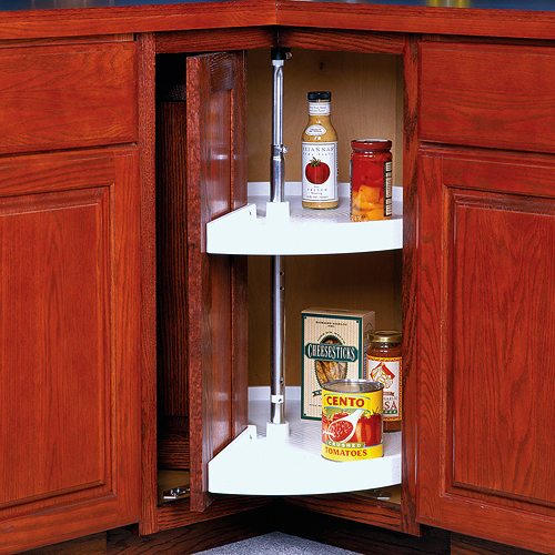 Lazy Susan in corner cabinets